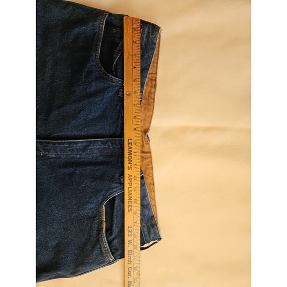 Men's Duluth Trading Co Flannel-Lined Jeans 40X30 Workwear - Picture 7 of 8